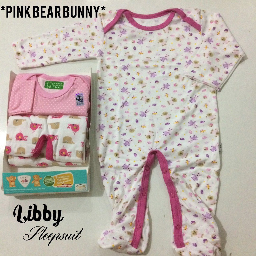 baby girl sleepsuit set