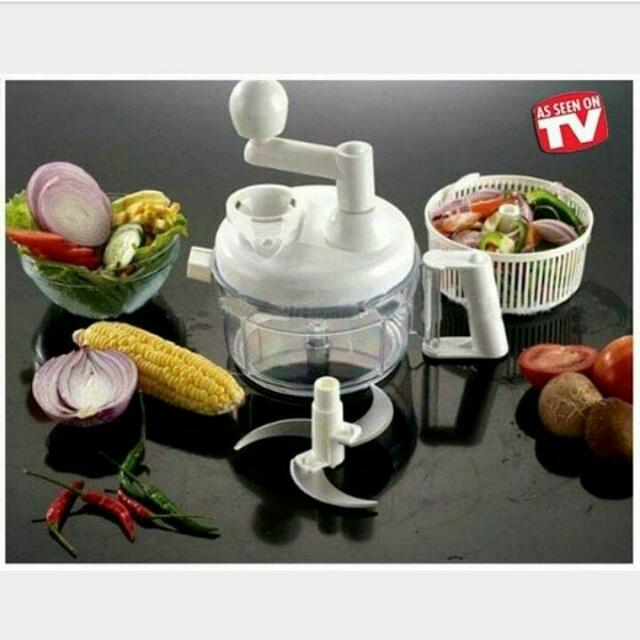 Swift Chopper Blender Manual Baby Food Processor Tanpa Listrik