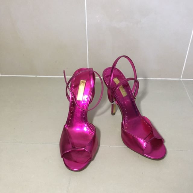 topshop pink heels