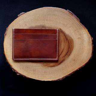 Handmade Genuine Full Grain Leather Card Holder | Handcrafted | Handstitched | D44