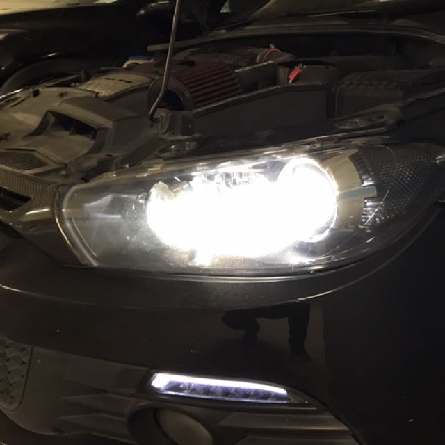 BiXenon HID headlights for VW Scirocco, Car Accessories on Carousell