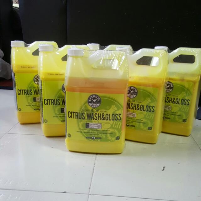 Citrus Wash Gloss 1 Gallon Chemical Guys Motorbikes Motorbike