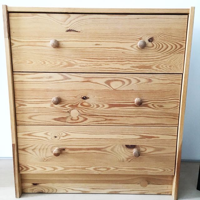 IKEA RAST Chest Of 3 Drawers, Furniture & Home Living, Furniture