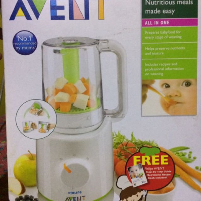 avent baby food steamer and blender