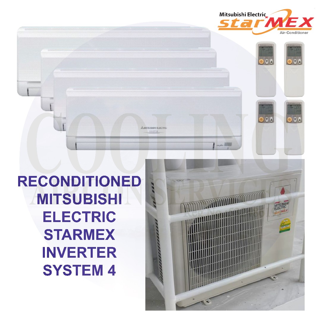 Reconditioned Mitsubishi Electric Starmex Inverter System 4 Aircon Furniture Others On Carousell