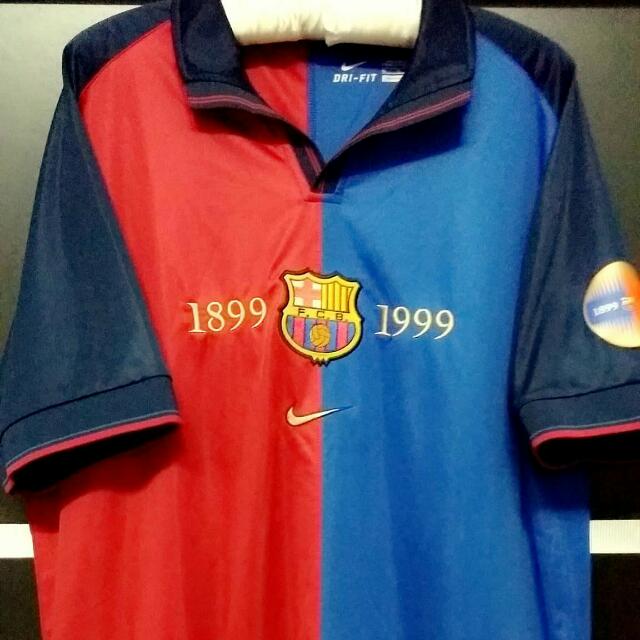 Vintage Nike FC Barcelona 100 Year 