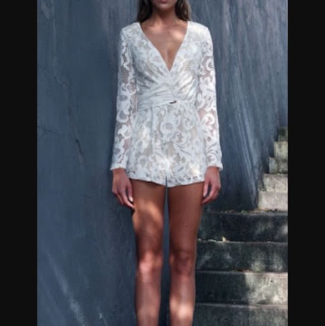 lace playsuit australia