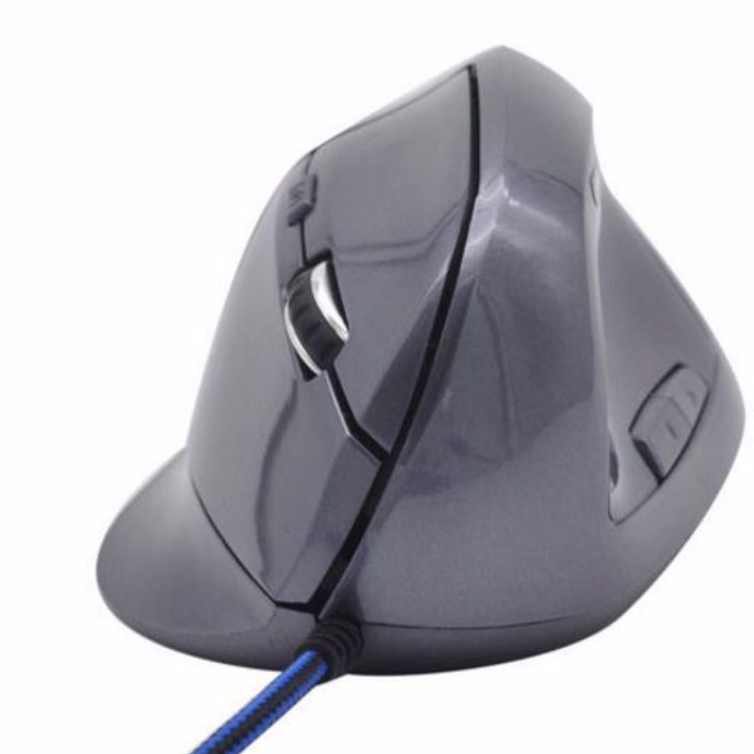 第四代 可調DPI 人體工學 滑鼠直立 直握 有線滑鼠 Mouse MAC 可用 防滑鼠手 保健 保護手腕, 電腦＆科技, 電腦周邊及配件 ...