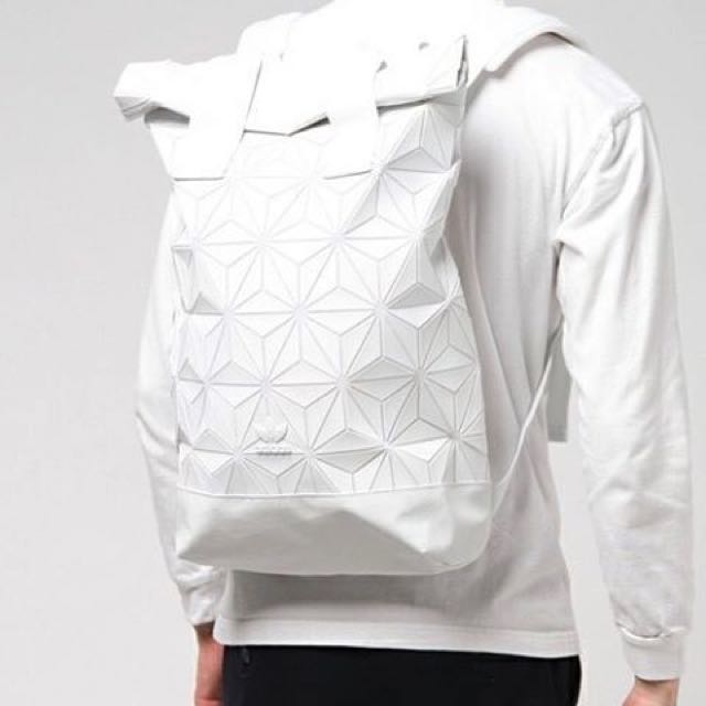 adidas 3d roll top backpack white