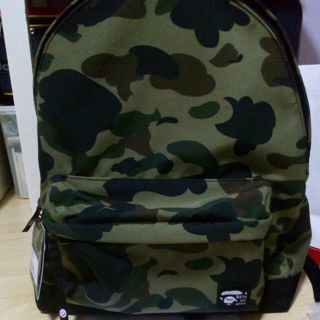 bape 1st camo backpack