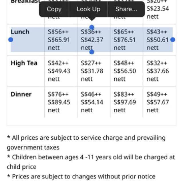 Carousel buffet new arrivals price