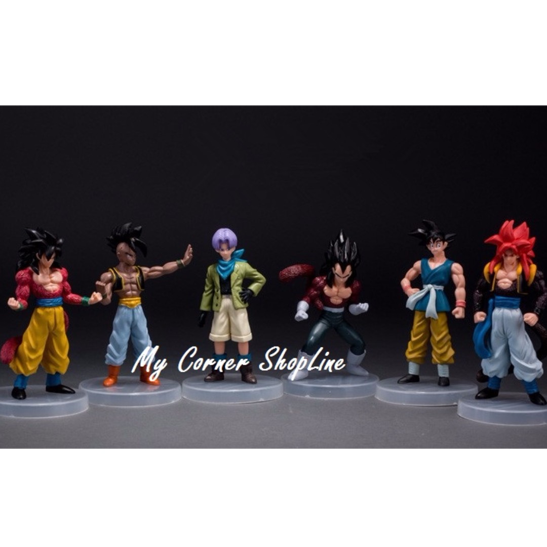 Dragonball Set 01 Mini Action Figure 6in1 Gift Toy Dragon Ball