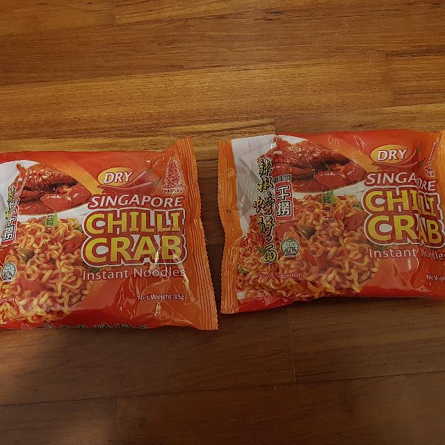 Dry Singapore Chilli Crab Instant Noodles Food Drinks Instant Food On Carousell