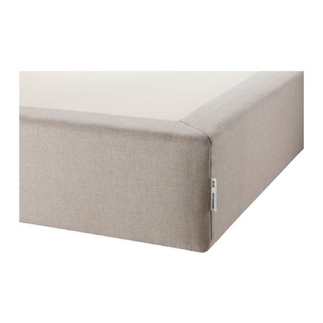 IKEA Bed Base And King Coil Queen Mattress, Furniture & Home Living