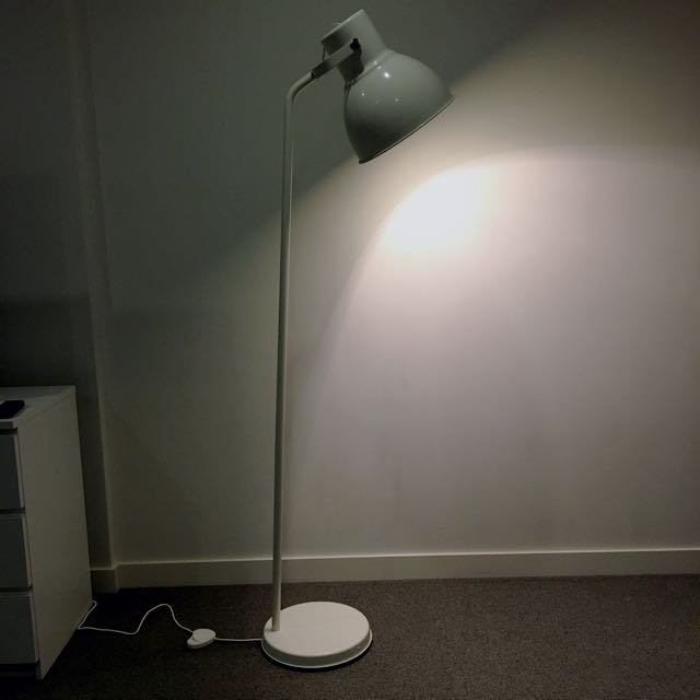 Ikea Hektar Floor Lamp In White Home Furniture Others On