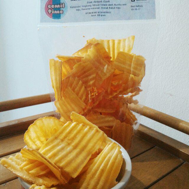 Keripik Singkong Keju Makanan Minuman Snek Di Carousell