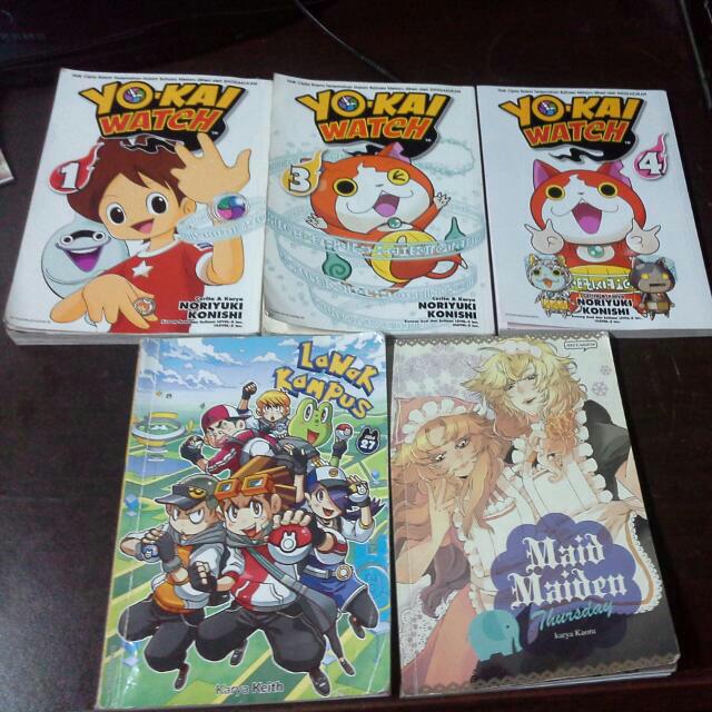Komik Vr Malay Yokai Watch 1 3 4 Lawak Kampus 27 Maid Maiden