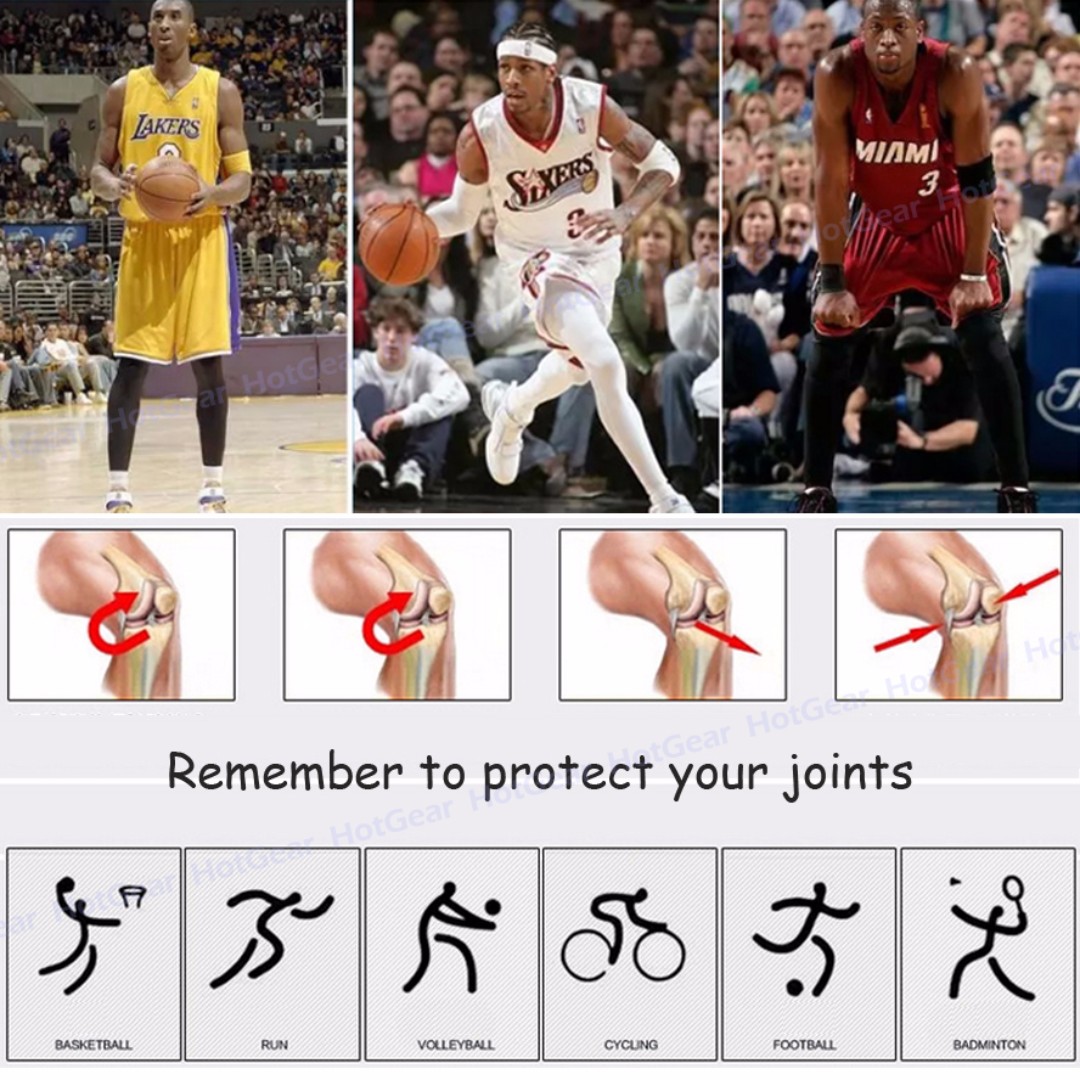 Sports Anti-slip Compression Leg Sleeve Basketball Calf Support