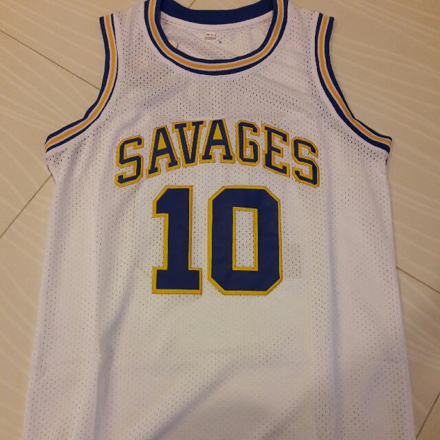 NBA SAVAGES DENNIS RODMAN 10 WHITE Men s Fashion Activewear on Carousell