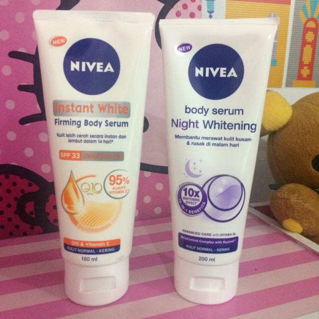 nivea body serum day and night
