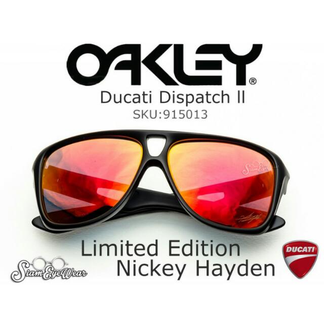 Oakley Ducati Dispatch II Nickey Hayden Edition Matte Black / Ruby Iridium  Lens Men's Sunglasses #IDoTrades, Men's Fashion, Watches & Accessories,  Sunglasses & Eyewear on Carousell