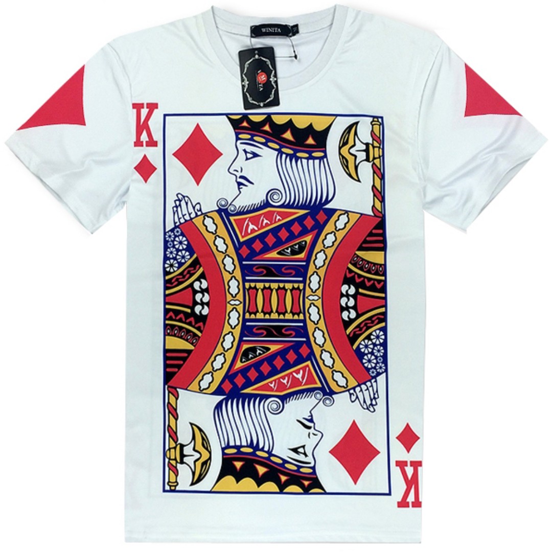 POKER KING CARD SWAG 3D TSHIRT Men s Fashion Tops Sets