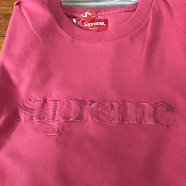 supreme overlap tee