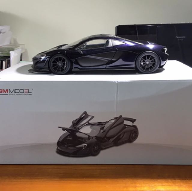 Tsm Model Amethyst Black Mclaren P1 1 18 Toys Games Bricks Figurines On Carousell