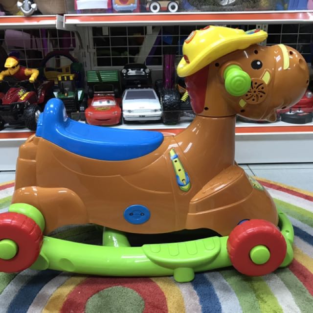 Vtech Plastic Rocking Horse for Toddlers 2in1 Smart Rideon Rocker