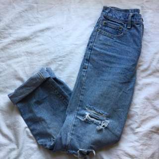 *Reserved - Distressed Mom Jean