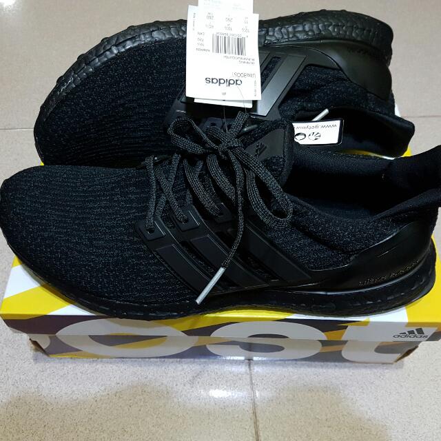 ADIDAS ULTRA BOOST TRIPLE BLACK 3.0, Men's Fashion, Footwear, Sneakers on  Carousell