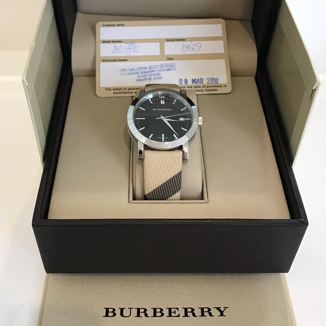 Burberry watch original clearance