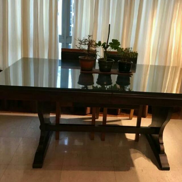 Burmese Teak Dining Table Home Furniture Tables Photo