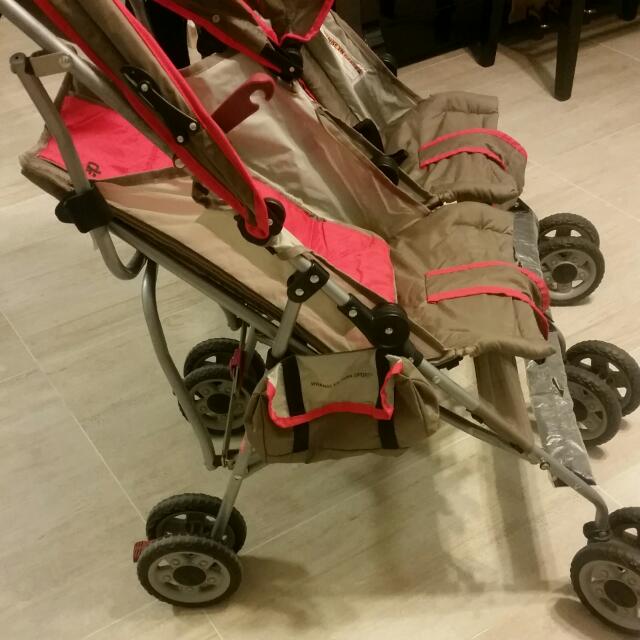 Jeep Double Twin Umbrella Stroller Babies Kids Going Out Strollers on Carousell