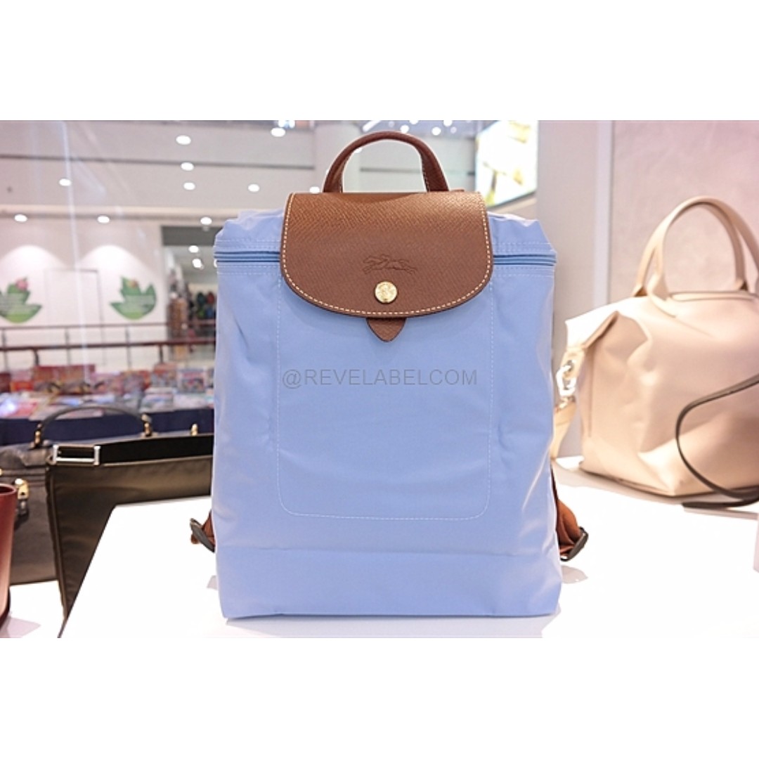 longchamp backpack blue