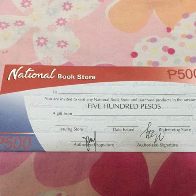 National Bookstore GC, Tickets & Vouchers, Store Credits on Carousell