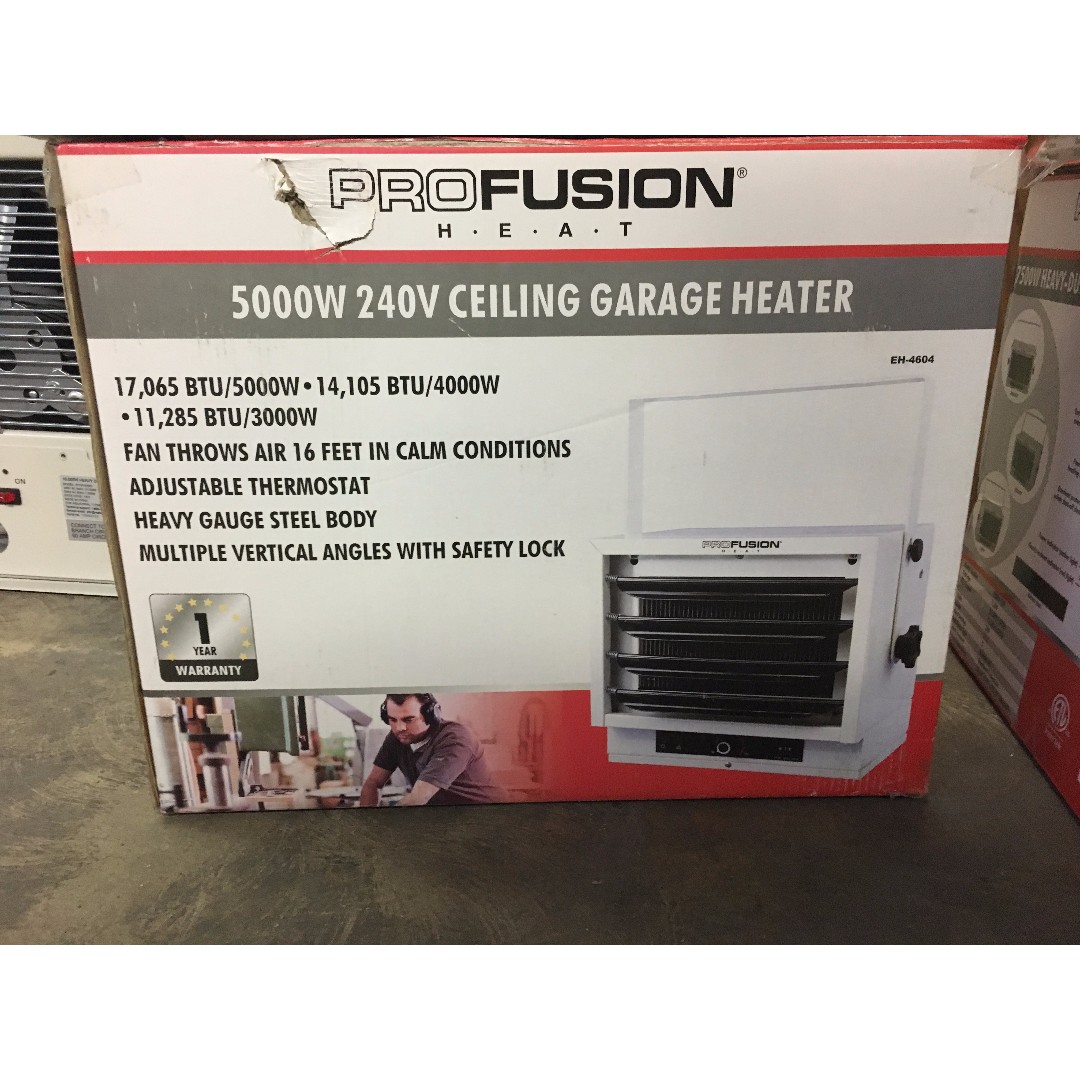 Profusion Heat Ceiling Mounted Electric Garage Heater Reviews Dandk