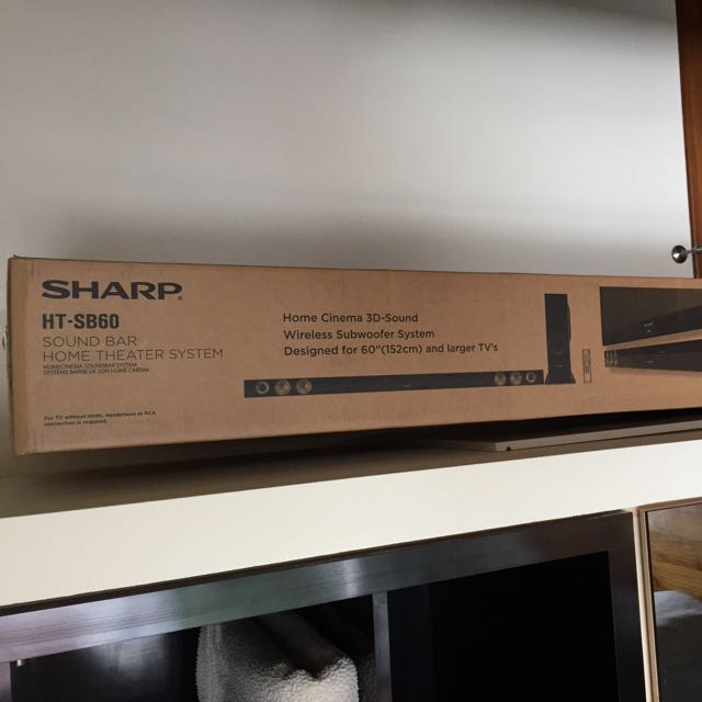 Sharp HTSB60 Sound Bar, Audio, Soundbars, Speakers & Amplifiers on