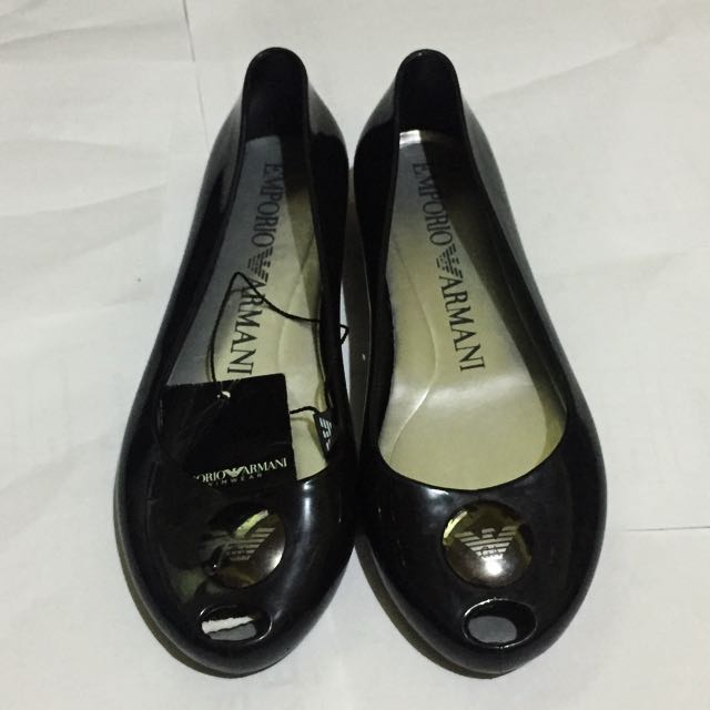 armani jelly shoes