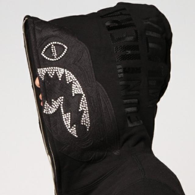 swarovski bape hoodie