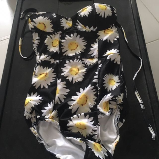 Daisy Swimsuit, Women's Fashion, Swimwear, Bikinis & Swimsuits on Carousell