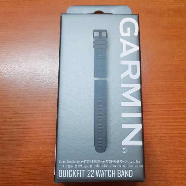 Garmin Quickfit 22 Watch Band for Fenix 5 Granite Blue