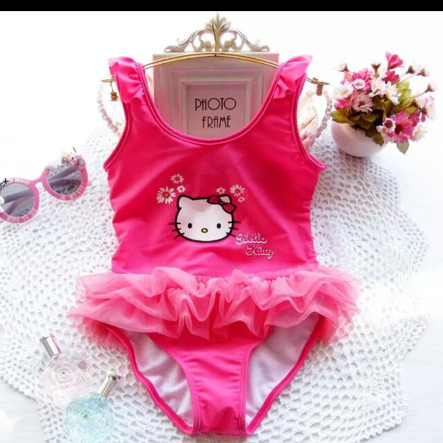 hello kitty swimming costume