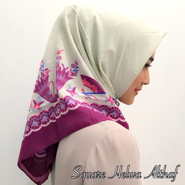 Hijab Kerudung Segiempat Helwa Althaf By Saudia Ansania Olshop