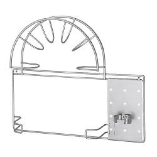 Ikea VARIERA Vacuum Hose Holder, Silver Color, Furniture & Home Living