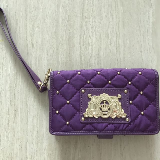 Juicy couture wristlet wallet best sale