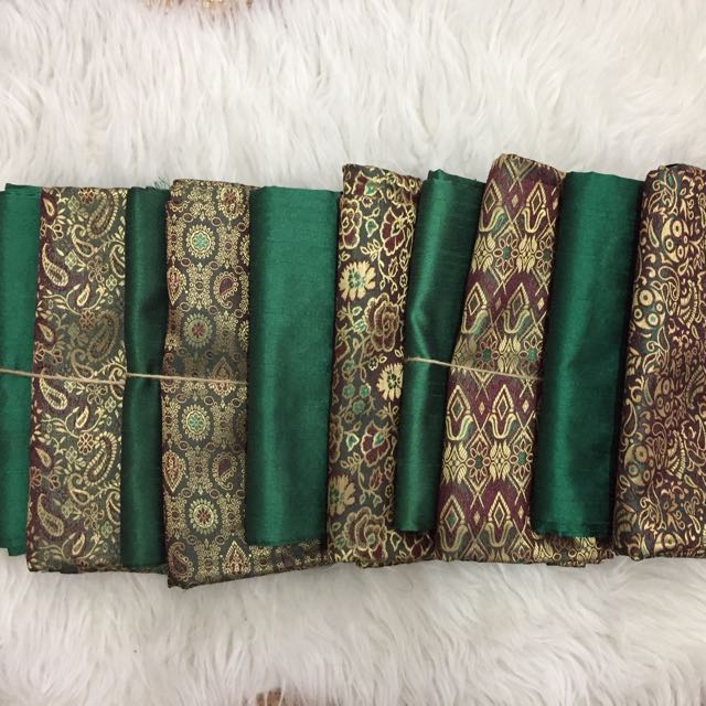 Kain Pasang Thai Fabric Brocade Muslimah Fashion On Carousell