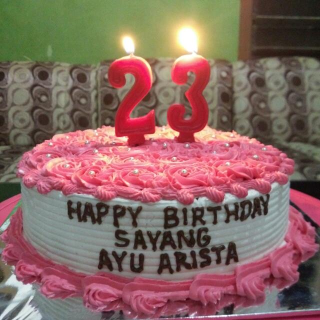 Gambar Kue Ulang Tahun Nama Ayu - Gambar Terbaru HD