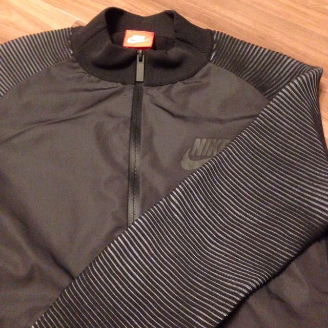 Nike tech knit varsity jacket on sale