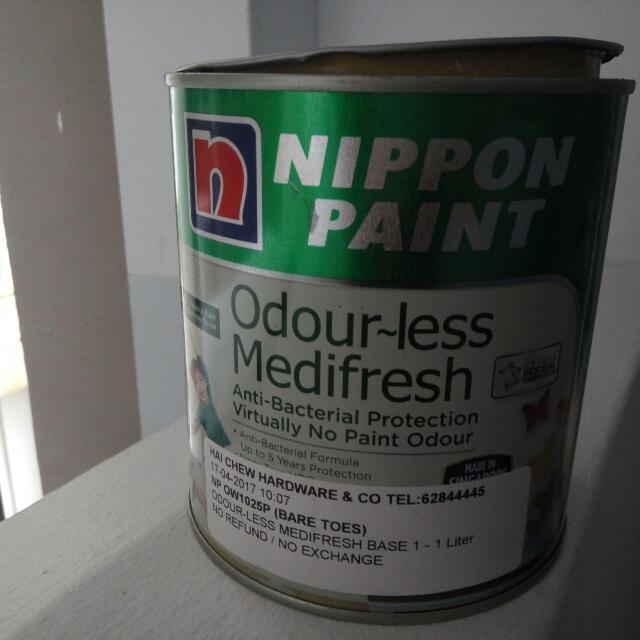 NIPPON odorless paint, white (Bare Toes NP OW 1025 P), Babies & Kids, Bathing & Changing, Other
